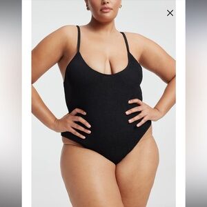 Good America Always Fits One-Piece Black Swimsuit 2XL / 3XL